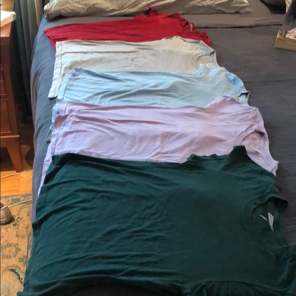 5 American Apparel Classic T-shirts